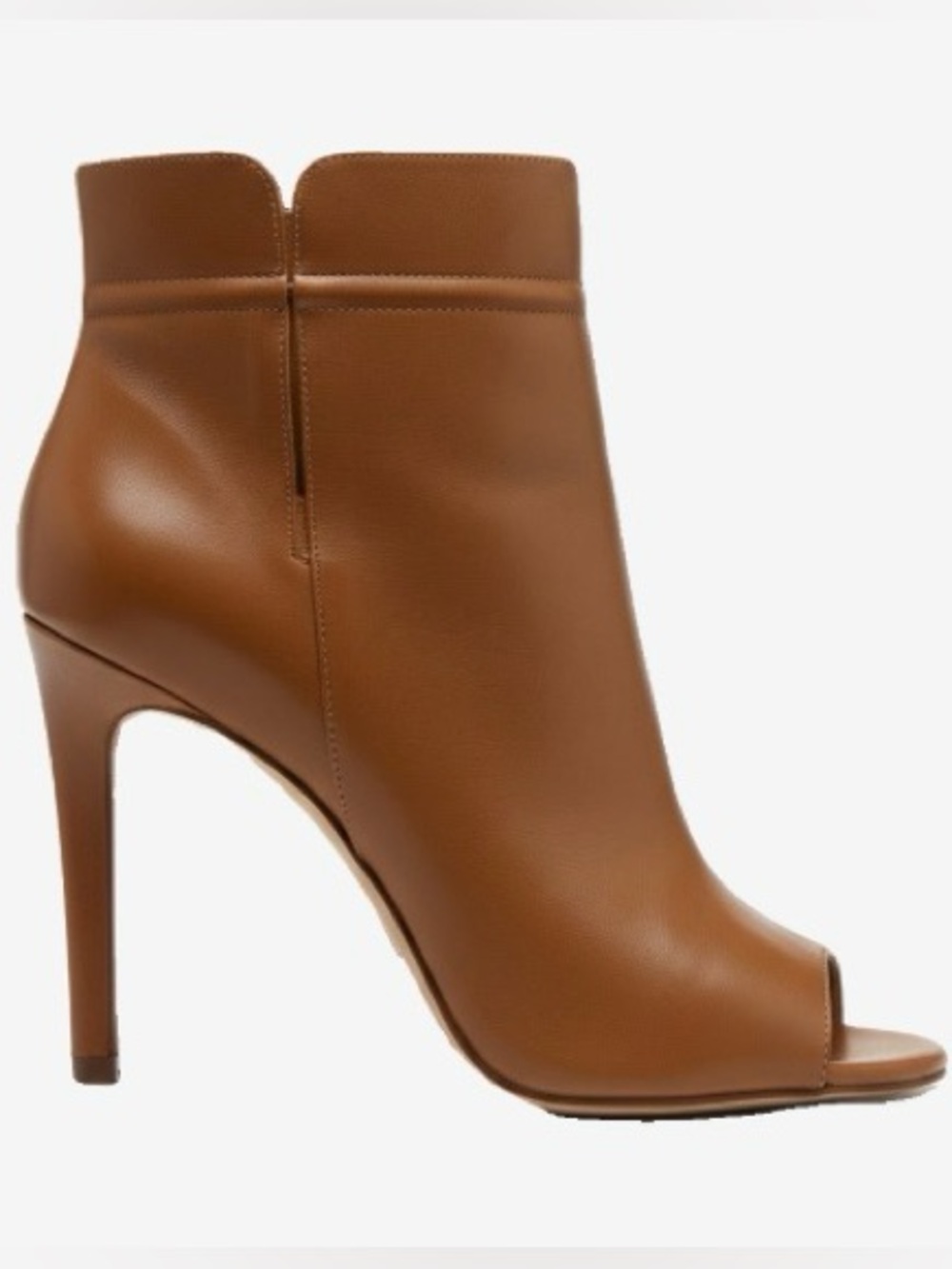 🛍️JIMMY CHOO Authentic Memphis 100 Soft Leather Ankle Bootie – Canyon (Size 38)